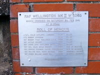  - Memorial plaque at Tollerton - by Chris Hall