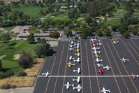  @ Livermore Municipal Airport - The north west ramp at Livermore Municipal Airport (LVK).  The perfect place to fly into for a round of golf at Las Positas or a bite to eat at Beeb's Sports Bar & Grill. - by Chris Saulit