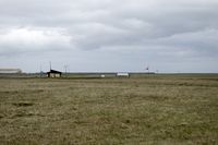  - a kind of 'middle of nowhere': Rif airfield in northwest Iceland. One small station building and a gravel runway. - by Joop de Groot