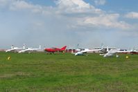  @ Zephyrhills Municipal Airport - Transient parking during Sun N Fun week - by Bob Simmermon
