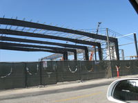 - Two new large hangars under construction. - by Doug Robertson