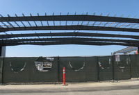  - Two new large hangars under construction. - by Doug Robertson