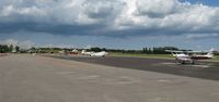  - The ramp at Buffalo Municipal Airport, amidst construction work. - by Kreg Anderson