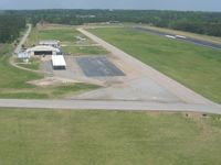  @ Lagrange-callaway Airport - Departing RWY 31, looking NE at facilities on the north end of the field. - by Bob Simmermon