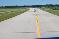  @ Bellefontaine Regional Airport - Lining up for departure RWY 25. - by Bob Simmermon