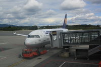  - Lufthansa Airbus A319 on Gate A42 soon for departure to Muenchen (MUC) from Oslo/Gardermoen (OSL)...Looove this Picture!..:) - by Samuel Gombos