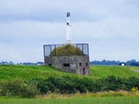  - WWII pillbox on the airport perimeter alongside  Strangford Lough - by Chris Hall