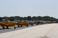  @ Manitowoc County Airport - T-34 flightline - by Mark Pasqualino