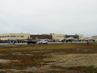  - Bldg 352, Weapons Program Management Dept. and hangars. My office Center Bay 1983-1991. AGM-88A, -88B HARM missile Technical Manager 1983-1995. NTD's crosswind runway alongside. - by Doug Robertson