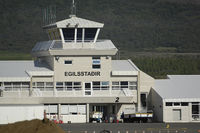  @ Egilsstaðir Airport - terminal building with built in control tower. - by Joop de Groot