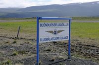  @ Blönduós Airport - entrance of the parking area at Blönduós airfield - by Joop de Groot