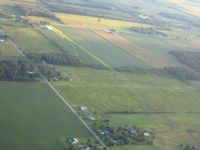  - Looking NE at N-S and E-W farm strips east of Lima Ohio at St. Rt. 309 and Co. Rd. 15. - by Bob Simmermon