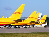  - on the DHL apron at East Midlands Airport - by Chris Hall