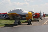  - T-28's on the flightline.  First T-28 might be N81643 - by Timothy Aanerud