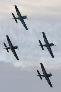  - The Blades displaying at the Sywell Airshow - by Chris Hall