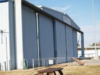 @ Wayne Executive Jetport Airport - Woods Avaition maintance hanger at Goldsboro-Wayne - by George Zimmerman