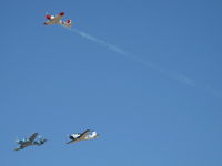  - Three Beech T-34 MENTORS Missing Man Tribute Formation, Wings Over Camarillo 2010 - by Doug Robertson