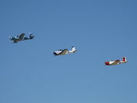  - Three Beech T-34 MENTORS Formation Flight - by Doug Robertson