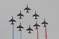  - Alpha Jet x 8 - FAF Patrouille de France, Base Aerienne Salon at IWM Duxford Battle of Britain Air Show Sep. 2010 - by Eric.Fishwick