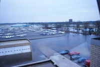  - Flooding seen from the Control Tower looking WNW - by Glenn E. Chatfield