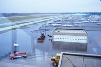 - Flooding seen from the Control Tower looking west - by Glenn E. Chatfield