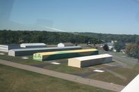  - The FBO Crystal Shamrock wanted to put a sign advertising their business, but either the Metropolitan Airport Commission or the City of Crystal would not allow it.  So, they painted their hangars instead.  Unfortunately they are no longer in business. - by Timothy Aanerud