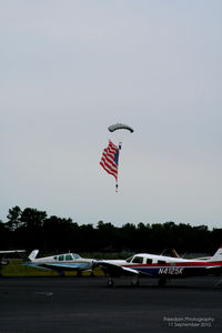  - USA flag shown while desending - by J.B. Barbour