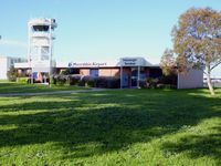  - Another shot of the Moorabbin Terminal and Airport Management building, taken late in the day when the sun lit the front of the building. - by red750