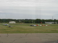  - Single runway 16-34 overview, looking south from Terminal, taxiway in foreground - by Doug Robertson