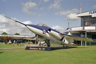  - Blackburn NA-39 XK488, the gate guardian at the entrance to the Fleet Air Arm Museum, Yeovilton, UK. - by Malcolm Clarke