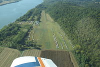  - Crosswind for a runway 36 landing at Lee Bottom 2010. - by Charlie Pyles