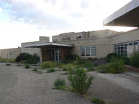  - This terminal dates from the 1930's when the Amarillo airport was named English Field. It is unused and in poor condition at this time.  - by Zane Adams