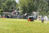  - Helicopter area at Airventure 2010 - Oshkosh, Wisconsin - by Bob Simmermon