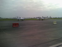  @ Merville Calonne Airport - Merville's parking (two DA42) - by Mathcab