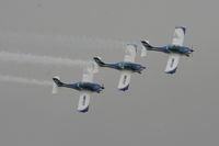  - Texan Team, three disabed pilots flying close formation in these ultra lights - taken at the Royal International Air Tattoo 2010 - by Steve Staunton