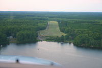  @ Boulder Junction Payzer Airport - Final for Runway 5 over Boulder Lake at KBDJ - by skiwoods
