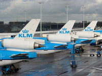  - KLM MD-11's at Schipol - by Chris Hall