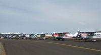  - Flight line with the mountain birds proudly lined up - by Steve Nation