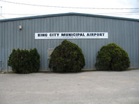  - King City Municipal Airport hangar Elev 370 ASL - by Steve Nation