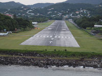  - The airstrip of St Lucia (Castries) - by Willem Goebel