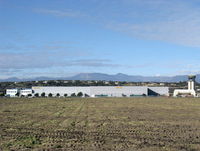  - New SUN AIR JETS FBO Expansion Hangars to right adjacent to CMA Tower - by Doug Robertson