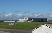  - View towards BAMC hangar. - by Roger Winser