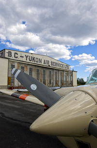  - Abandoned hangar at Watson Lake - by Richard Koch