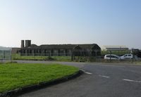  - The remains of buildings used as the WAAF Institute situated on the former RAF Station Pembrey technical site. - by Roger Winser