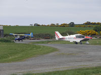  - G-BAEB and G-CDIA at Andreas Airfield - by Manxman