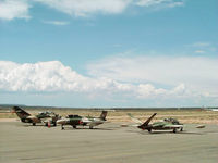  - Jet Warbird Training Center aircraft on the ramp at Santa Fe Municipal Airport - by Zane Adams