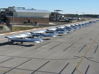  - A view of the Embry-Riddle Aeronautical University ramp at DAB. - by Kreg Anderson