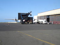  - Filming of LOST with HC-130H from CGAS Barbers Pt. in front of Hangar 111. - by Ewa Marine