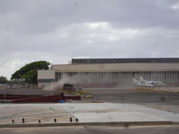  @ Kalaeloa (john Rodgers Field) Airport - Streetsweeper from state maintenance making a dust storm... - by Ewa Marine
