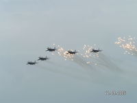  - The Russian Swifts team.....firing flares! - by John1958